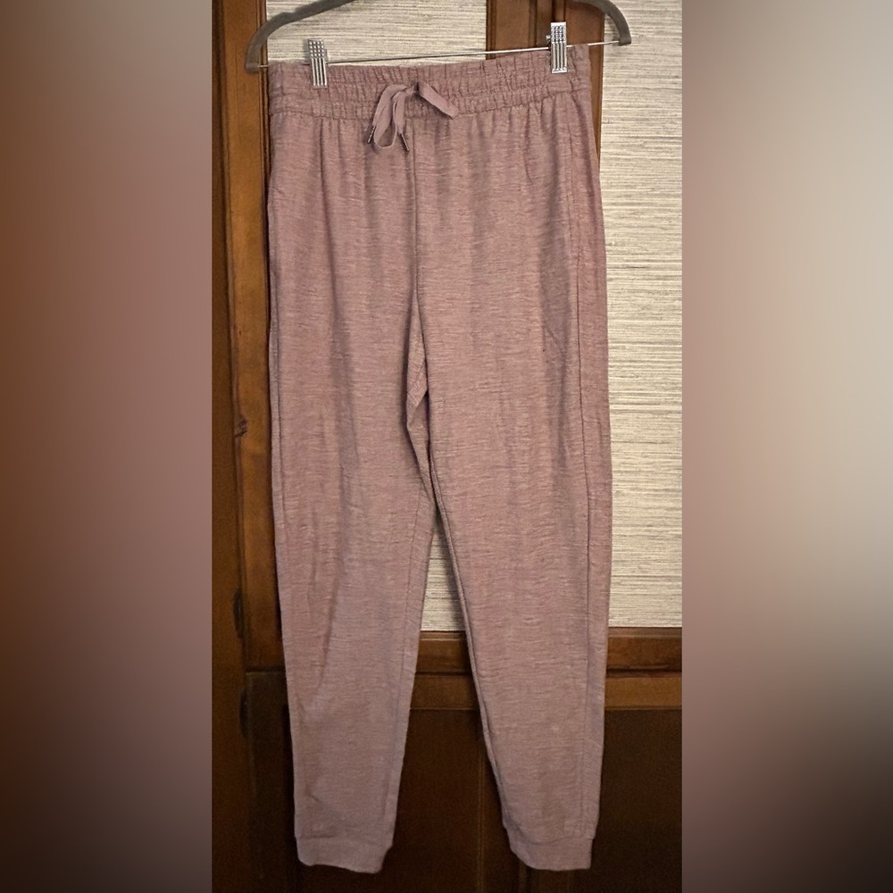 KYODAN HEATHERED MAUVE JOGGER PANTS